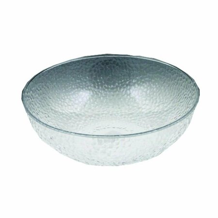 MARYLAND PLASTICS MPI03126 PE 12 in. Clear Crystalware Hammered Bowl, 6PK MPI03126  (PE)